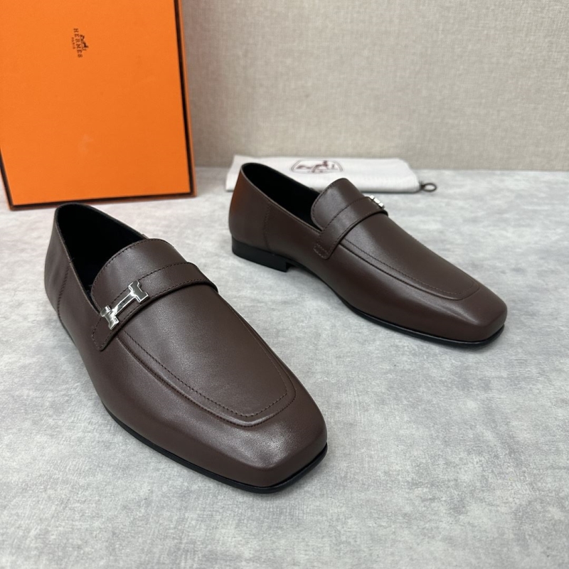 H**mes leather shoes